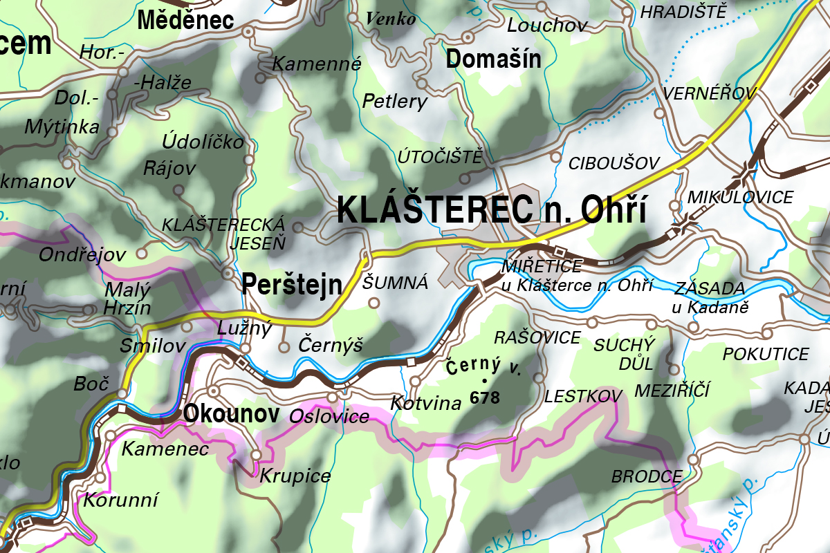 MAPA KRAJŮ ČESKÉ REPUBLIKY 1 : 200 000